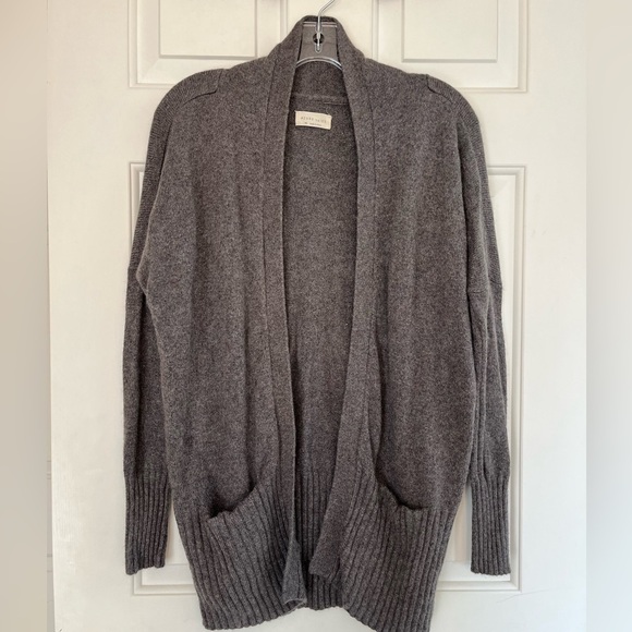 Aritzia Azure Skies Cashmere Angora Cardigan XS Grey - Picture 5 of 15